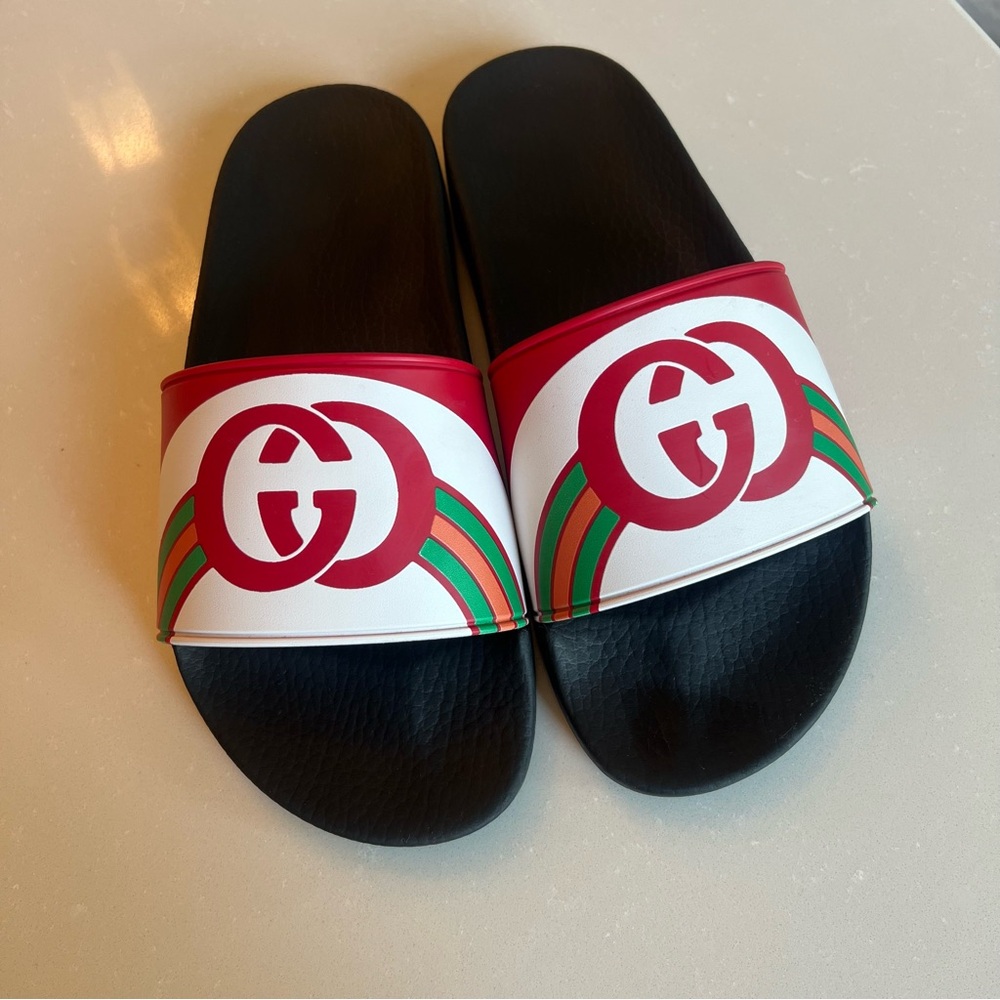 Gucci GG Rainbow Live '72 Slide Sandals
